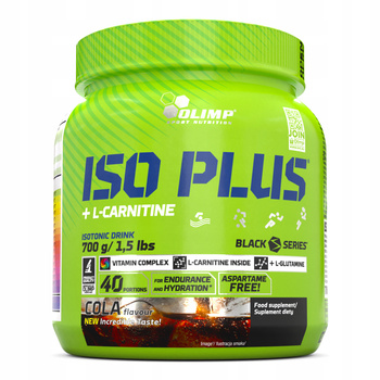 ISOTONIC ELECTROLYTE POWDER OLIMP ISO PLUS HYDRATES EFFORT COLA SPORT 700G