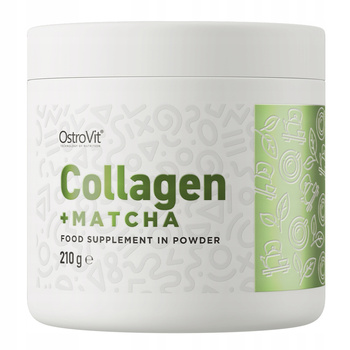OstroVit Collagen Matcha 210 g VITAMIN C POLYPHENOLS COLLAGEN FISH