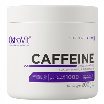 Pre-workout supplement OstroVit caffeine natural powder 200 g