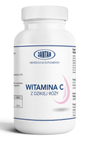 WITAMINA C Z DZIKIEJ RÓŻY (945 mg) 100 KAPSUŁEK - JANTAR