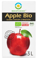 SOK JABŁKOWY Z MIĄŻSZEM NFC BEZGLUTENOWY BIO 3 L - BIOFOOD