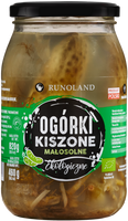 OGÓRKI KISZONE MAŁOSOLNE BIO 820 g (460 g) - RUNOLAND