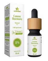 OLEJ KONOPNY 8 % (800 mg FITOSKŁADNIKÓW) 10 ml - HEMPKING