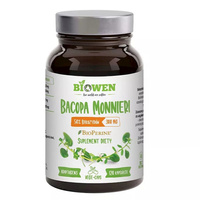 BACOPA MONNIERI EKSTRAKT (300 mg) BEZGLUTENOWY 120 KAPSUŁEK - BIOWEN