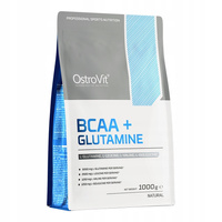 OstroVit BCAA + Glutamine 1000g L-GLUTAMINE Natural 100 Servings
