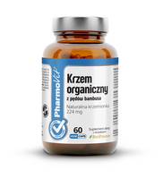 KRZEM ORGANICZNY Z PĘDÓW BAMBUSA(448mg)BEZGLUTENOWY 60KAPSUŁEK PHARMOVIT