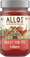 MUS TRUSKAWKOWY (75 % OWOCÓW) BIO 250 g - ALLOS