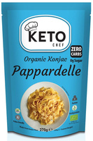 MAKARON (KONJAC) PAPPARDELLE BEZGLUTENOWY BIO 270 g (200 g) KETO CHEF 