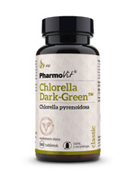 CHLORELLA DARK-GREEN (250mg)BEZGLUTENOWA 360 TABLETEK - PHARMOVIT (CLASSIC)