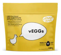 ROŚLINNY ZAMIENNIK 40 JAJ DO PIECZENIA, GOTOWANIA BEZGLUTENOWY 128g 