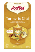 HERBATKA ZŁOTY CHAI Z KURKUMĄ BIO (17 x 2 g) 34 g - YOGI TEA