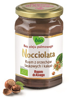 KREM Z ORZECHÓW LASKOWYCH I KAKAO BEZGLUTENOWY BIO 250g -RIGONI DI ASIAGO 