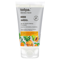 Tołpa dermo face sebio Żel do mycia twarzy 3 enzymy 150 ml