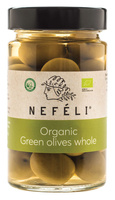 OLIWKI ZIELONE Z PESTKĄ W ZALEWIE BIO 300 g (165 g) - NEFELI