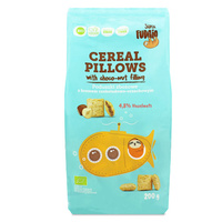 PODUSZKI ZBOŻOWE Z KREMEM CZEKOLADOWO - ORZECHOWYM BEZGLUTENOWE BIO 200g