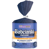 BABCIANKI OWSIANE BEZ DODATKU CUKRÓW 100 g - NATURAVENA