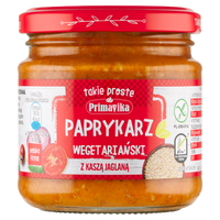 PAPRYKARZ WEGAŃSKI Z KASZĄ JAGLANĄ BEZGLUTENOWY 160 g - PRIMAVIKA