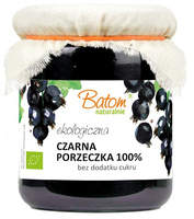 CZARNA PORZECZKA 100 % BEZ DODATKU CUKRÓW BIO 260 g - BATOM