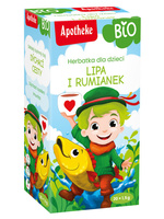HERBATKA DLA DZIECI - LIPA, RUMIANEK I MIĘTA BIO(20x 1,5g)30g APOTHEKE