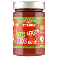 KETCHUP BEZ OCTU DLA DZIECI BEZGLUTENOWY BIO 315 g - PRIMAVIKA (BIO KIDS)