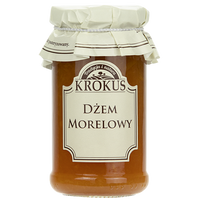 DŻEM MORELOWY O OBNIŻONEJ ZAWARTOŚCI CUKRU BEZGLUTENOWY 235 g - KROKUS