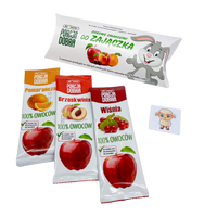 SMAKOŁYKI OD ZAJĄCZKA (3 OWOCOWE PRZEKĄSKI + TATUAŻ) 48 g - PORCJA DOBRA (PRODUKT SEZONOWY)