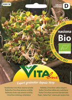 NASIONA RZODKIEWKI CHINA ROSE BIO NA KIEŁKI 20 g - VITA LINE