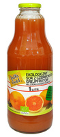SOK Z CZERWONYCH GREJPFRUTÓW NFC BIO 1 L - JAFFA GOLD