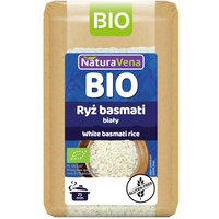 RYŻ BASMATI BIAŁY BEZGLUTENOWY BIO 500 g - NATURAVENA