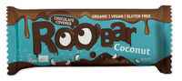 BATON KOKOSOWY W POLEWIE Z CZEKOLADY GORZKIEJ BEZGLUTENOWY BIO 30g ROOBAR