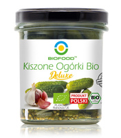 OGÓRKI KISZONE DELUXE BIO 320 g (230 g) - BIO FOOD