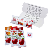 SMAKOŁYKI OD ŚWIĘTEGO MIKOŁAJA (3 OWOCOWE PRZEKĄSKI + TATUAŻ) 48 g - PORCJA DOBRA (PRODUKT SEZONOWY)