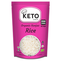 MAKARON (KONJAC) W KSZTAŁCIE RYŻU BEZGLUTENOWY BIO 270g(200g) KETO CHEF