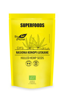 NASIONA KONOPI ŁUSKANE BIO 200 g - BIO PLANET SUPERFOODS