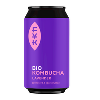 KOMBUCHA HERBATA ZIELONA Z LAWENDĄ BEZGLUTENOWA BIO 330 ml - FOREVER YOUNG 
