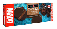 CIASTKA KAKAOWE O SMAKU BROWNIE BEZ DODATKU CUKRÓW 128g PURE&GOOD