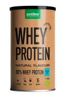 BIAŁKO SERWATKOWE NATURALNE (KONCENTRAT WPC 80) BEZGLUTENOWE BIO 400 g 