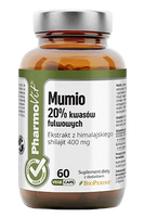 MUMIO EKSTRAKT (400 mg) BEZGLUTENOWY 60 KAPSUŁEK - PHARMOVIT (CLEAN LABEL)