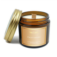 ŚWIECA SOJOWA ZAPACHOWA Z DREWNIANYM KNOTEM PALO SANTO 120ml YOUR CANDLE