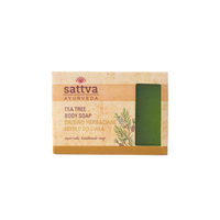 MYDŁO W KOSTCE DO CIAŁA DRZEWO HERBACIANE 125 g - SATTVA (AYURVEDA)