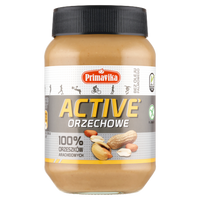 KREM Z ORZESZKÓW ZIEMNYCH PRAŻONYCH 100 % BEZGLUTENOWY 470 g - PRIMAVIKA