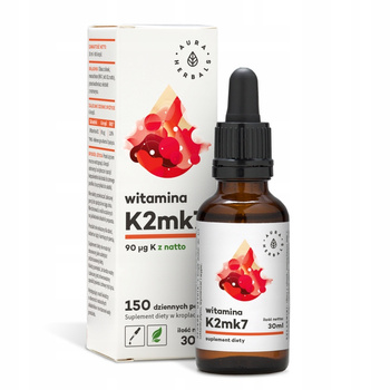 Suplement diety Aura Herbals Witamina K2mk7 krople 30 ml 1 szt.