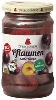 ŚLIWKI POŁÓWKI W SYROPIE BEZGLUTENOWE BIO 360g(180 g) (SŁOIK) -ZWERGENWIESE