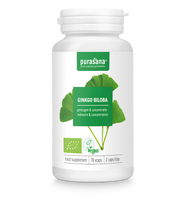 MIŁORZĄB JAPOŃSKI (GINKGO BILOBA) BIO (250 mg) 70 KAPSUŁEK - PURASANA