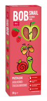 PRZEKĄSKA JABŁKO TRUSKAWKA BEZ DODATKU CUKRÓW BEZGLUTENOWA 30g BOB SNAIL