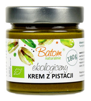 KREM Z PISTACJI PRAŻONYCH 100 % BIO 180 g - BATOM