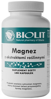 Biolit MAGNESIUM 300 mg with plant extracts magnesium citrate 180 kaps.