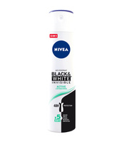 Nivea Aktywny Dezodorant W Sprayu Black & White 150Ml