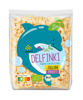 CHRUPKI KUKURYDZIANO - JAGLANE DELFINKI BIO 80 g - GRANEX