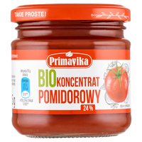 KONCENTRAT POMIDOROWY 22 % - 24 % BIO 185 g - PRIMAVIKA